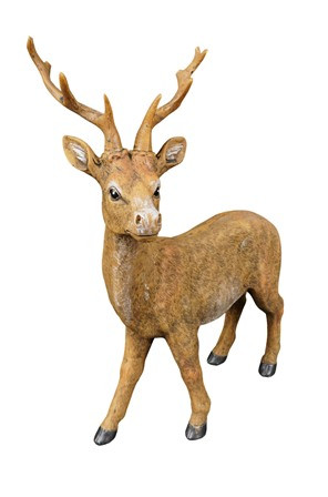 Hirsch hellbraun 23x8,5x19cm