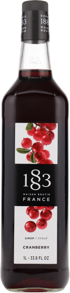 1883 Sirup Cranberry 1l