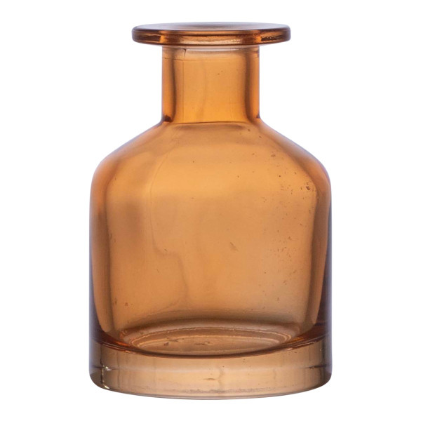 Vase Glas orange 10x6,8cm