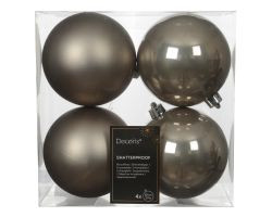 Kugeln creme Polystyren 10cm 4Stk.