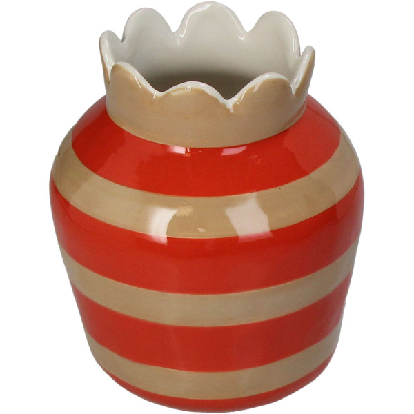 Vase Steingut multi 14,3x14,3x17,5cm