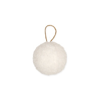 Kugel Teddyfell off-weiss Ø7cm