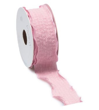 Band Scalloped 40mmx10m Fb.10 rose