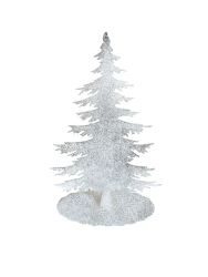 Baum Metall silber 38cm