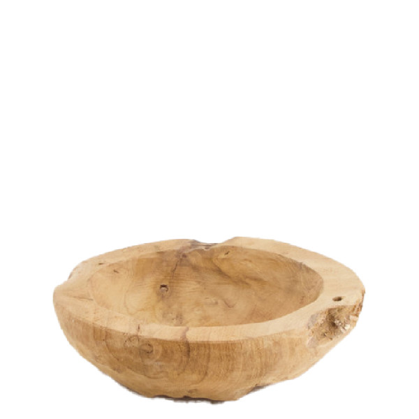 Schale Teak natur Ø15x4.5cm