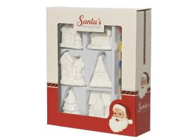 DIY Malset Weihnachtsdorf 5,6x3,7x4,8cm 8Tlg.