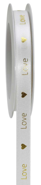 Band True Love 15mmx18m weiss