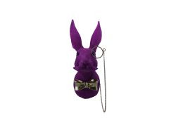 Wanddeko Hase pink 45cm