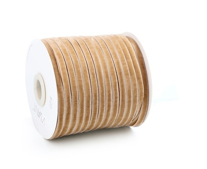 Band VELVETY 100mx6mm Fb.71 sand/champagne