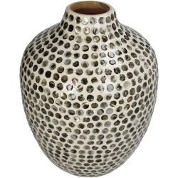 Vase Capiz grün 24x24x30cm