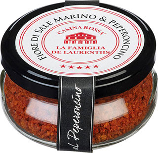 Salz Fiore di Sale & Peperoncini100g Casina Rossa