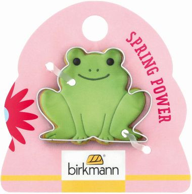 Ausstechform Frosch 4,5cm auf Cardboard Edelstahl