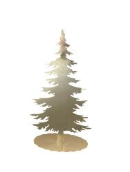 Baum Metall gold 58cm