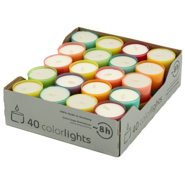 Teelichter Colorlights Summer Edition 38mm