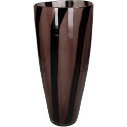 Vase braun 16x16x38cm
