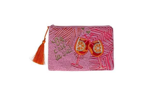 Kosmetiktasche Oh c´est la vie, pink 0,5x12x19cm