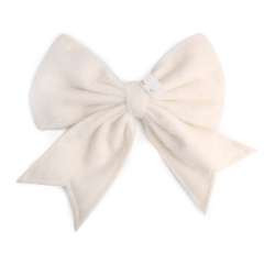 Schleife FELT 36cmx36cm off weiss