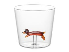 Becher Glas Dackel 260ml