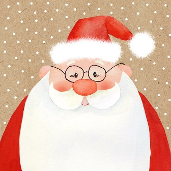 Serviette Cocktail 25x25cm Cocktail Lieber Nikolaus