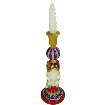 Kerzenständer Polyresin multi 10x10x29cm