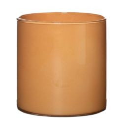 Vase Zylinderform Astra Solid Apricot Orange 15x15cm