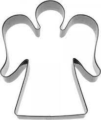 Ausstechform Engel klein 6cm Edelstahl PG rot