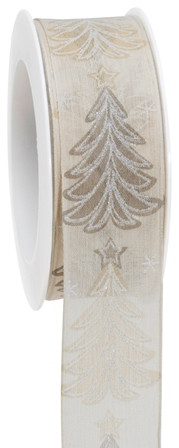 Band Lichterbaum 40mmx15m creme