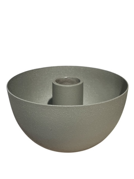 Kerzenhalter Schale grün 10,5x5,5cm