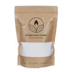Pearlsand Kerze weiß 400g