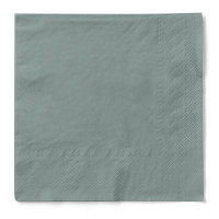 Serviette Mini Tissue grau 24x24cm 150St.