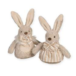 Hase 12x7x18cm natur