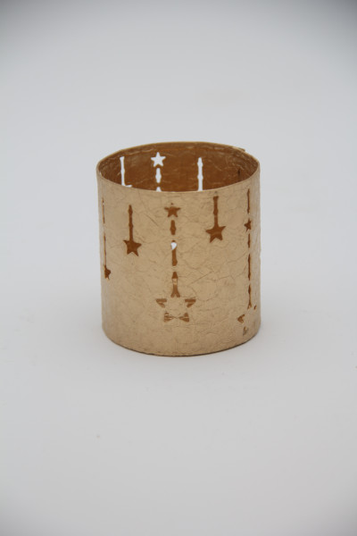 Votiv Metall gold in gold 6x6cm