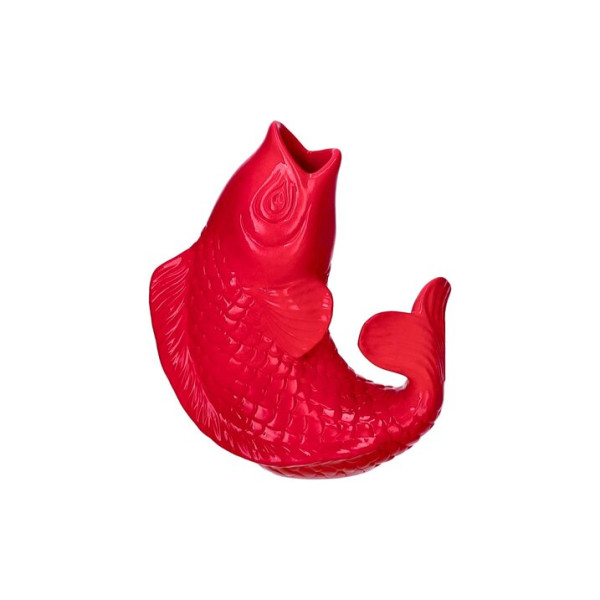 Vase Steingut neon pink 12,8x15,5x7cm