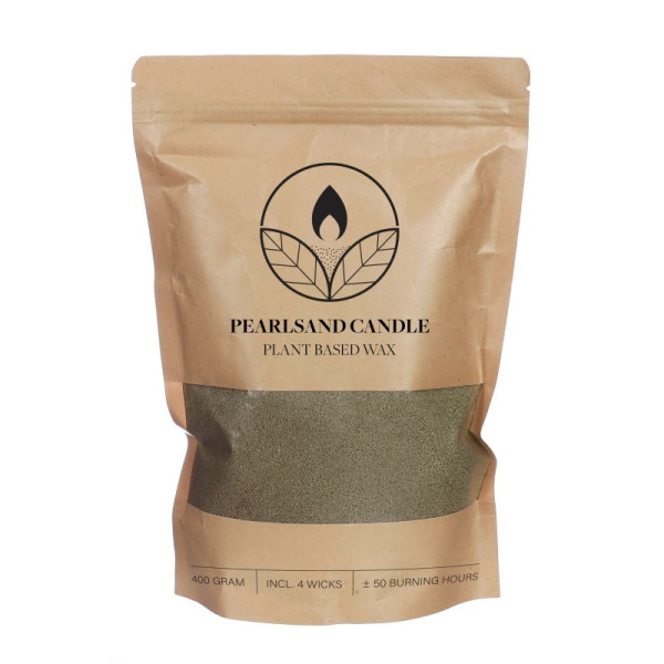 Wachsgranulat moosgrün 400g