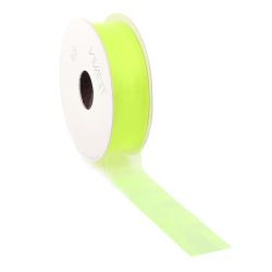 Band Organza NEON 20mx25mm gelb