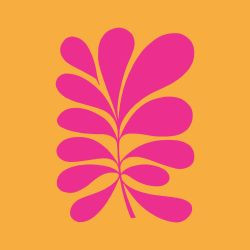 Serviette Paula orange 33x33cm