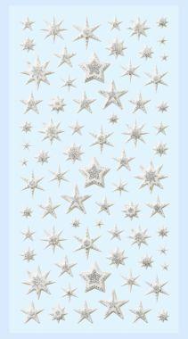 Sticker SOFTY Stern silber