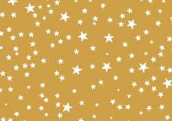 Geschenkpapier 2mx70cm Sterne, gold