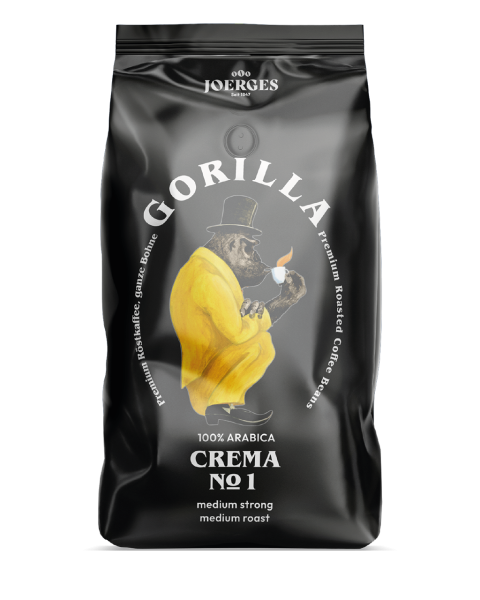 Espresso Gorilla Crema No. 1 1000g schwarz 100% Arabica