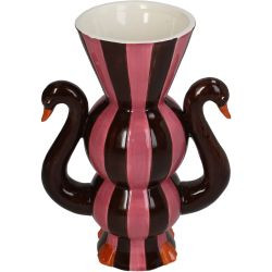 Vase Schwan Dolomite multi 17,3x10x23cm