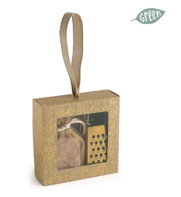 Box FLAKE 9x9x3cm natur
