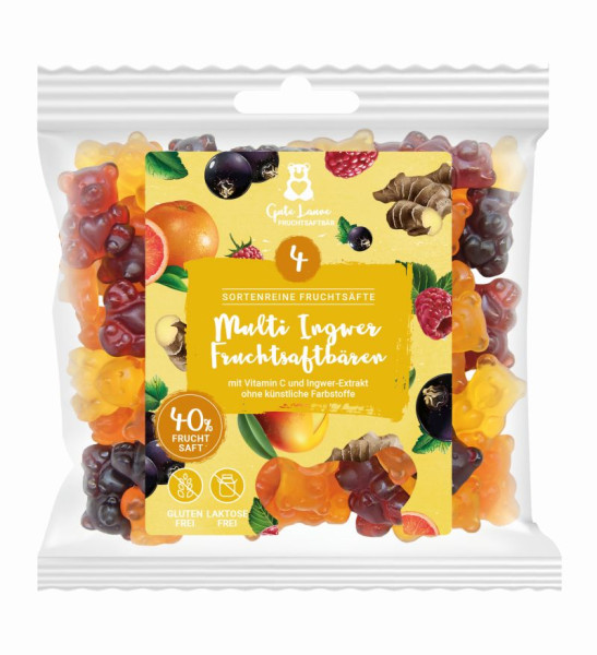 Fruchtsaftbären Multi mit Ingwer 150g
