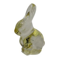 Hase Glas gelb 13,5cm
