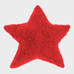 Kissen White xmas 45x45cm star red