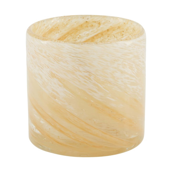Windlicht Glas braun 10x10x10cm