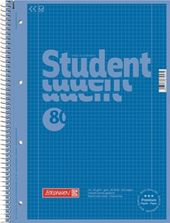 Collegeblock A4 azur Lin. 28