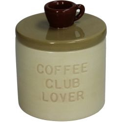 Aufbewahrungsdose Box Coffee Club Dolomite Ivory 11x11x13cm