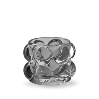 Windlicht Glas smoke 6,5x8,5cm