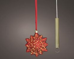 LED Blume rot indoor D19cm