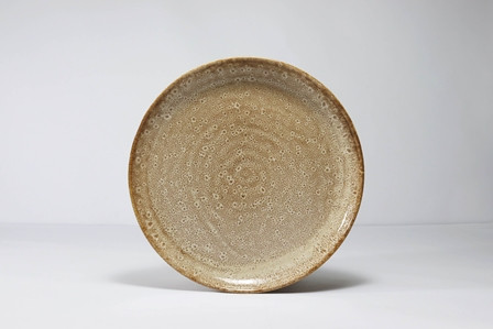 Teller 26cm braun
